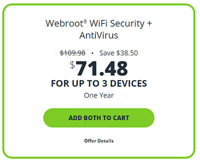 Webroot price