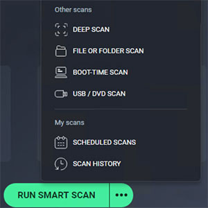 AVG Antivirus scanner