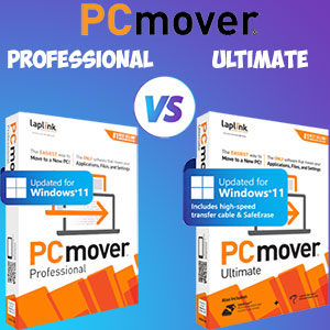 PCmover Ultimate vs. Professional