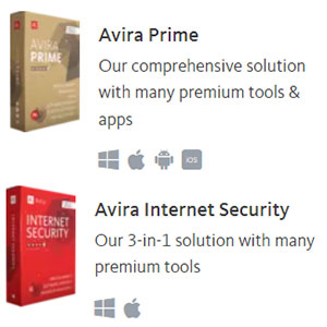Avira Supported OS