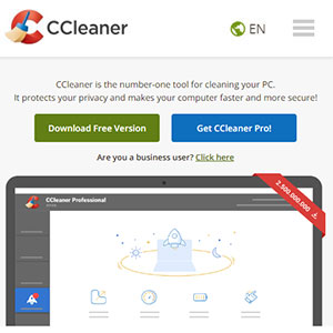 CCleaner interface