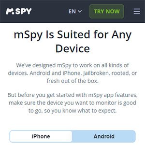 mSpy Supported Devices