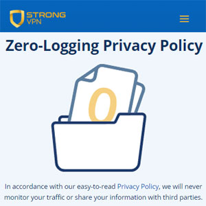 StrongVPN Log Policy