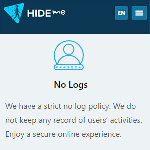 Hide.me Log Policy
